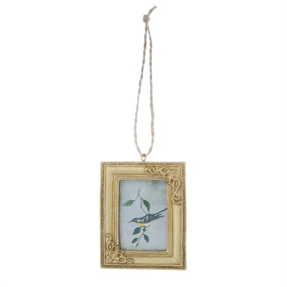 Square Gold Mini Hanging Photo Frame