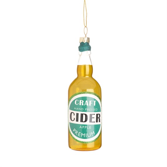 Craft Cider Shaped Bauble