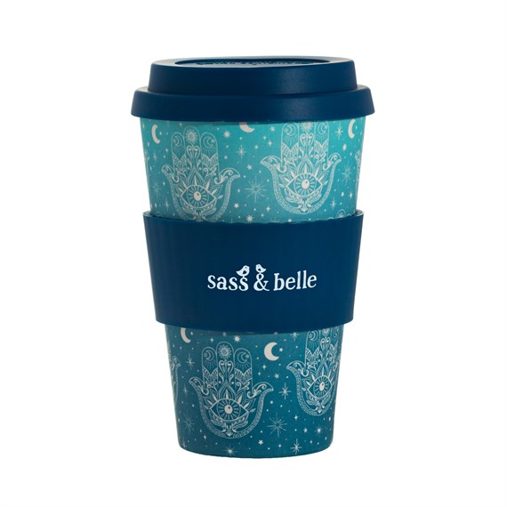 Hamsa Print Travel Mug