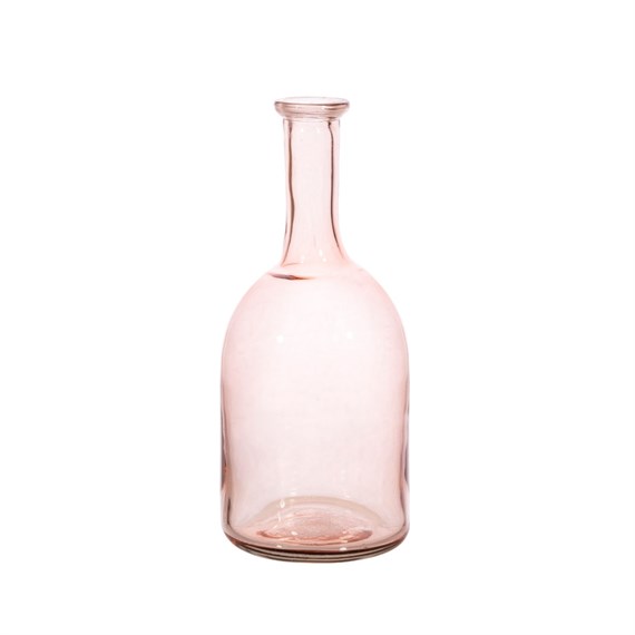 Tanvi Recycled Glass Bud Vase Pale Pink