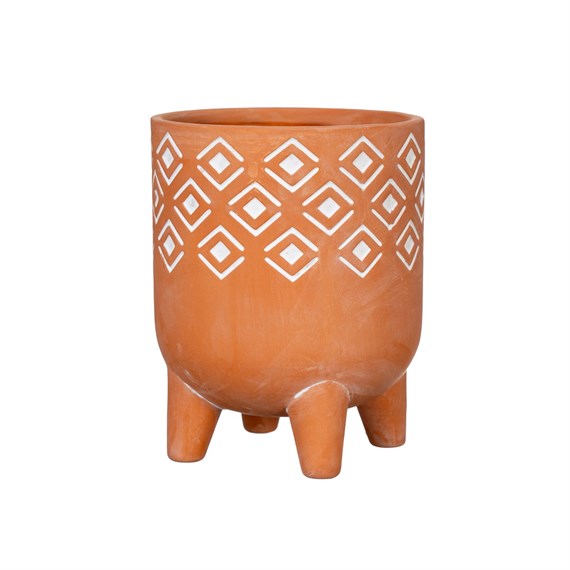 Small Geometric Leggy Planter