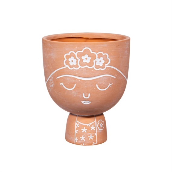 Frida Terracotta Large Planter