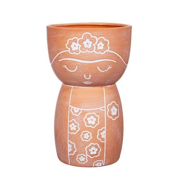 Frida Terracotta Vase