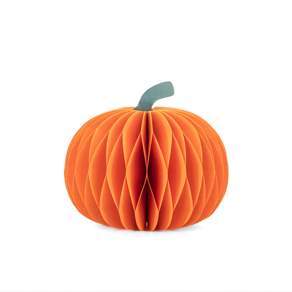 Honeycomb Pumpkin Standing Decoration 