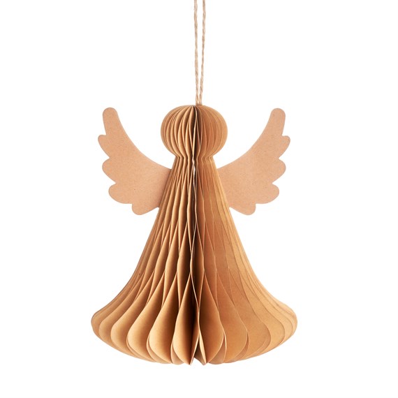 Kraft Paper Angel Honeycomb Decoration