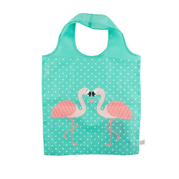 Tropical Flamingo Foldable Shopping Bag