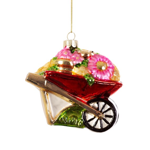 Wheelbarrow Shaped Bauble