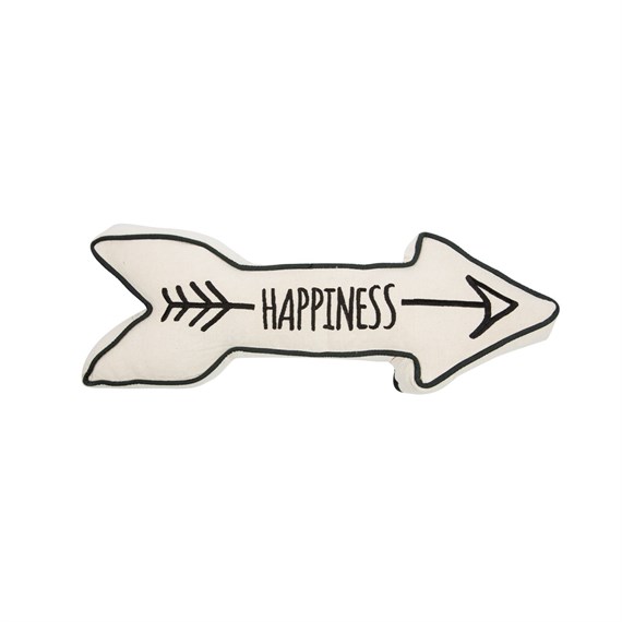 Exclusive Happiness Arrow Novelty Cushion