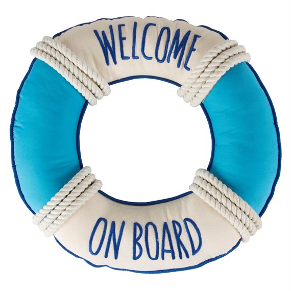 Welcome on  Board Ring Cushion