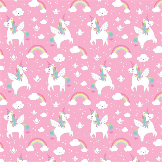 Rainbow Unicorn Wrapping Paper