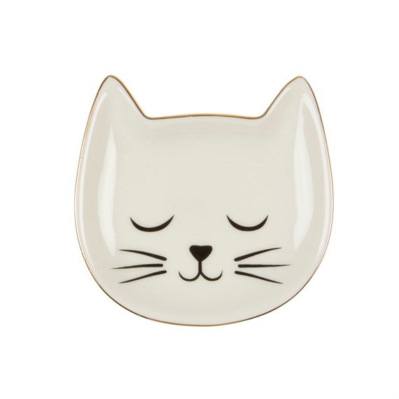 Cat's Whiskers Trinket Dish White