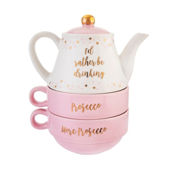 I'd Rather Be Drinking Prosecco Teapot