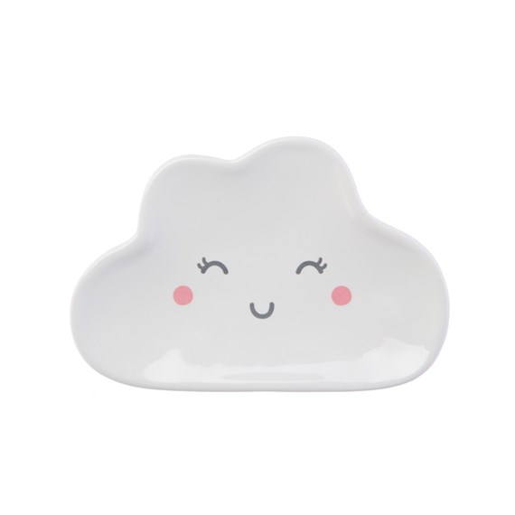 Happy Cloud White Soap Dish