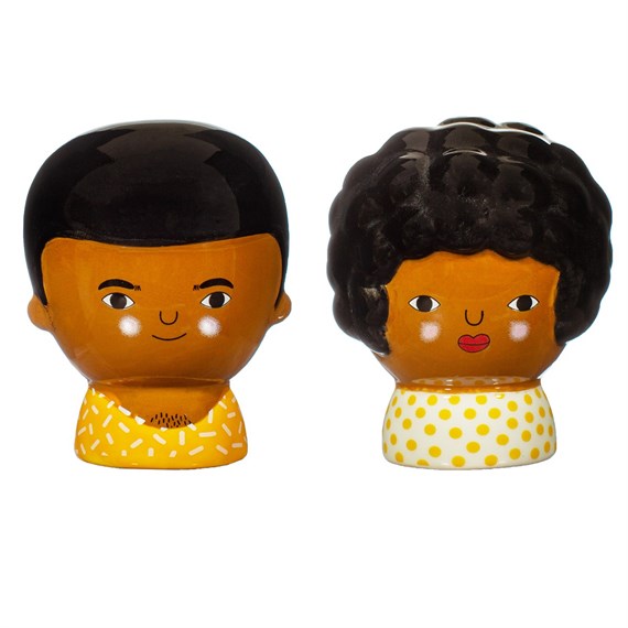 Chantelle and Ezra Salt and Pepper Shakers