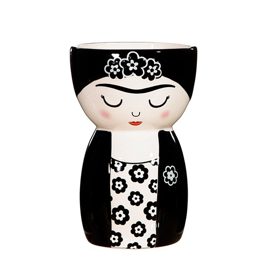 Frida Monochrome Body Shaped Vase