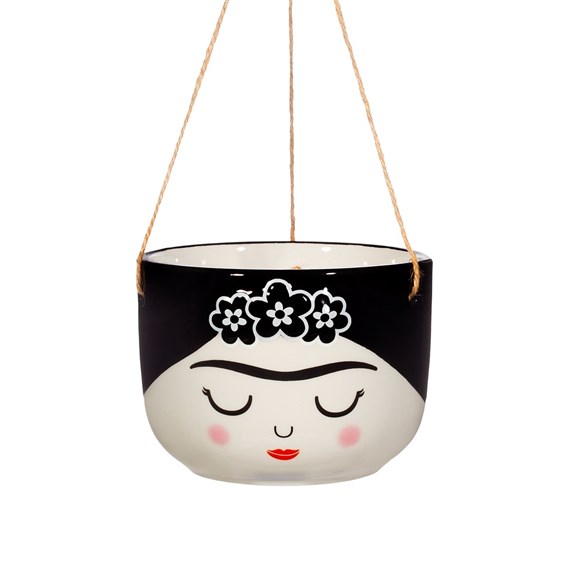 Frida Monochrome Hanging Planter