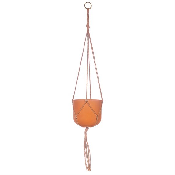 Macrame Plant Hanger Terracotta Large