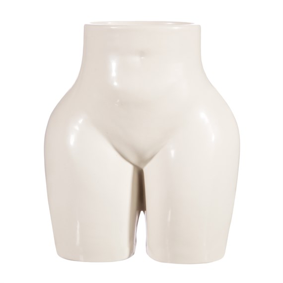 Large Body Vase White