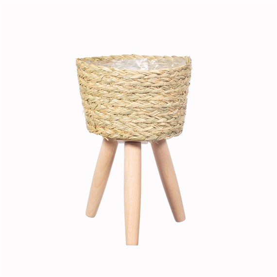 Basket Planter on Legs Small