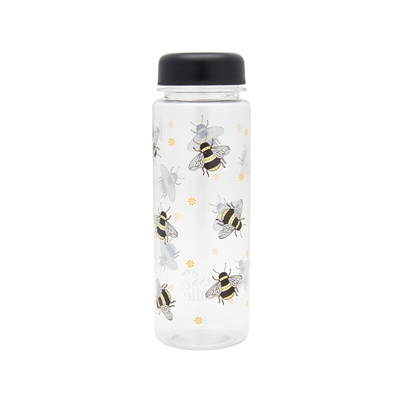 Busy Bees Clear Water Bottle
