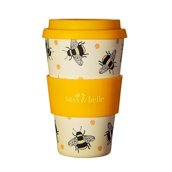 Busy Bees Bamboo Coffee Cup