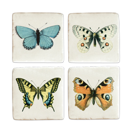 Vintage Butterflies Coasters