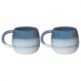 Sass & Belle Paros Stripe Tall Earthenware Mug Mediterranean Style Cup –  Joyce & Joan