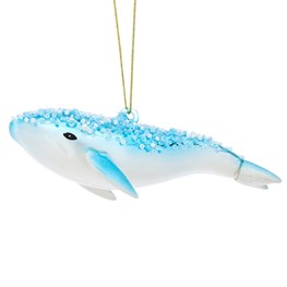 Wonderland Humpback Whale Shaped Bauble