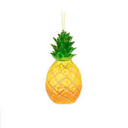 Gold Pineapple Shaped Bauble
