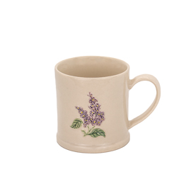 Lilac Flower Embossed Mug