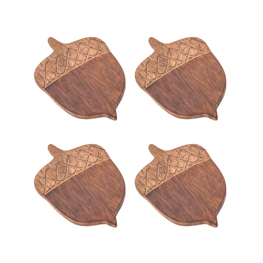 Acorn Coasters Set of 4