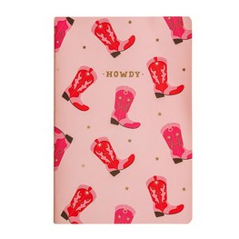 Howdy Cowboy Boot A5 Notebook