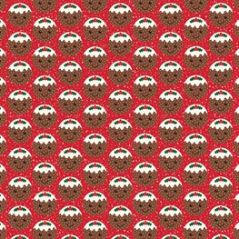 Christmas Pudding Wrapping Paper
