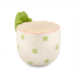 Peeking Frog Planter