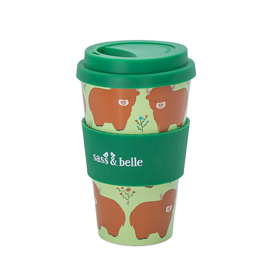 Highland Cow Travel Coffee Cup