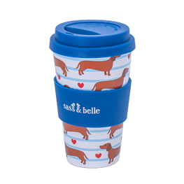 Sausage Dog Travel Coffee Cup