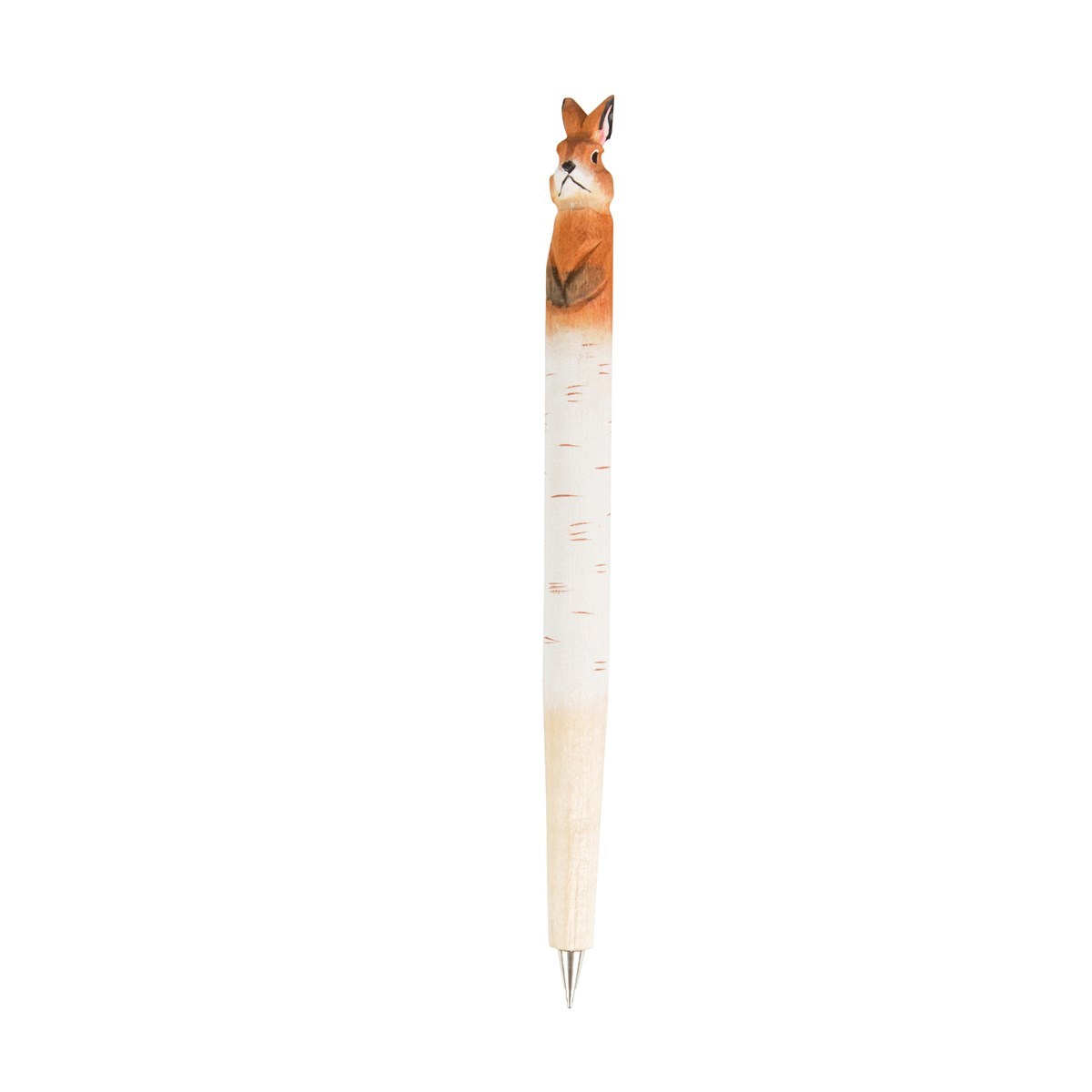 New Carved Wooden Happy Cactus Sass and Belle Pen