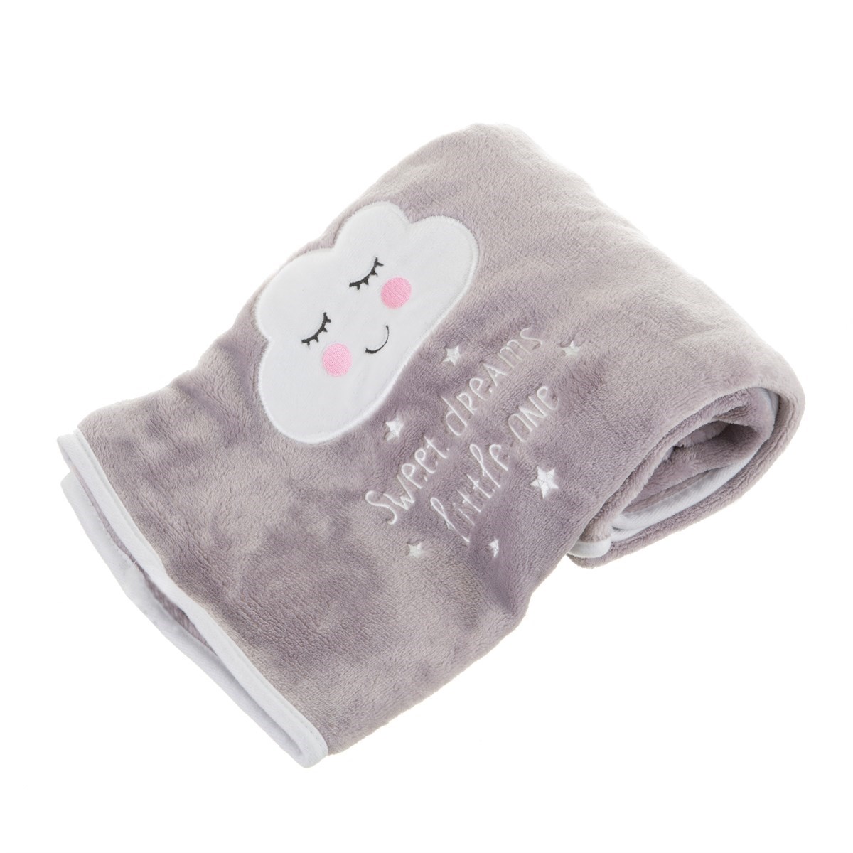 Sweet Dreams Cloud Soft Fleece Baby Blanket