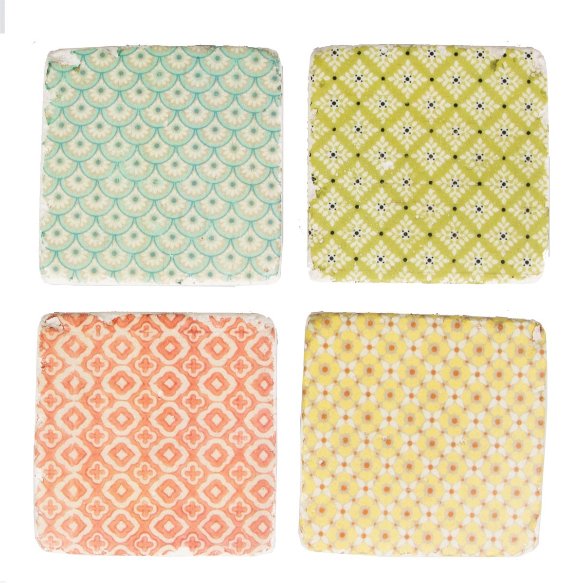 Set Of 4 Modern Morocco Tile Coasters Set Of 4 Modern Morocco Tile Coasters