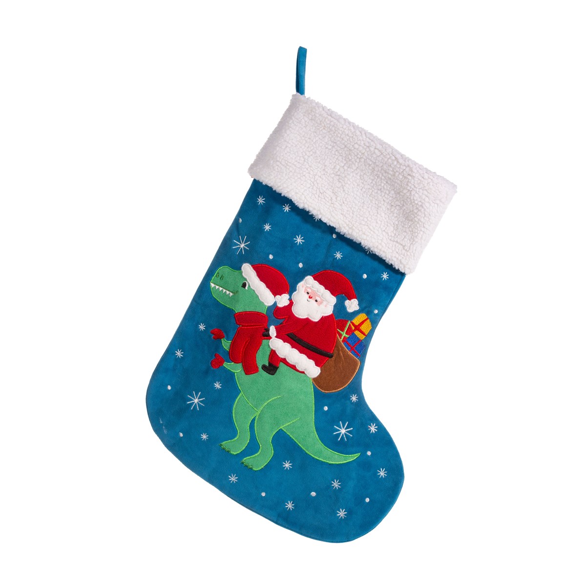 Santa in an airplane - Bauble Stocking