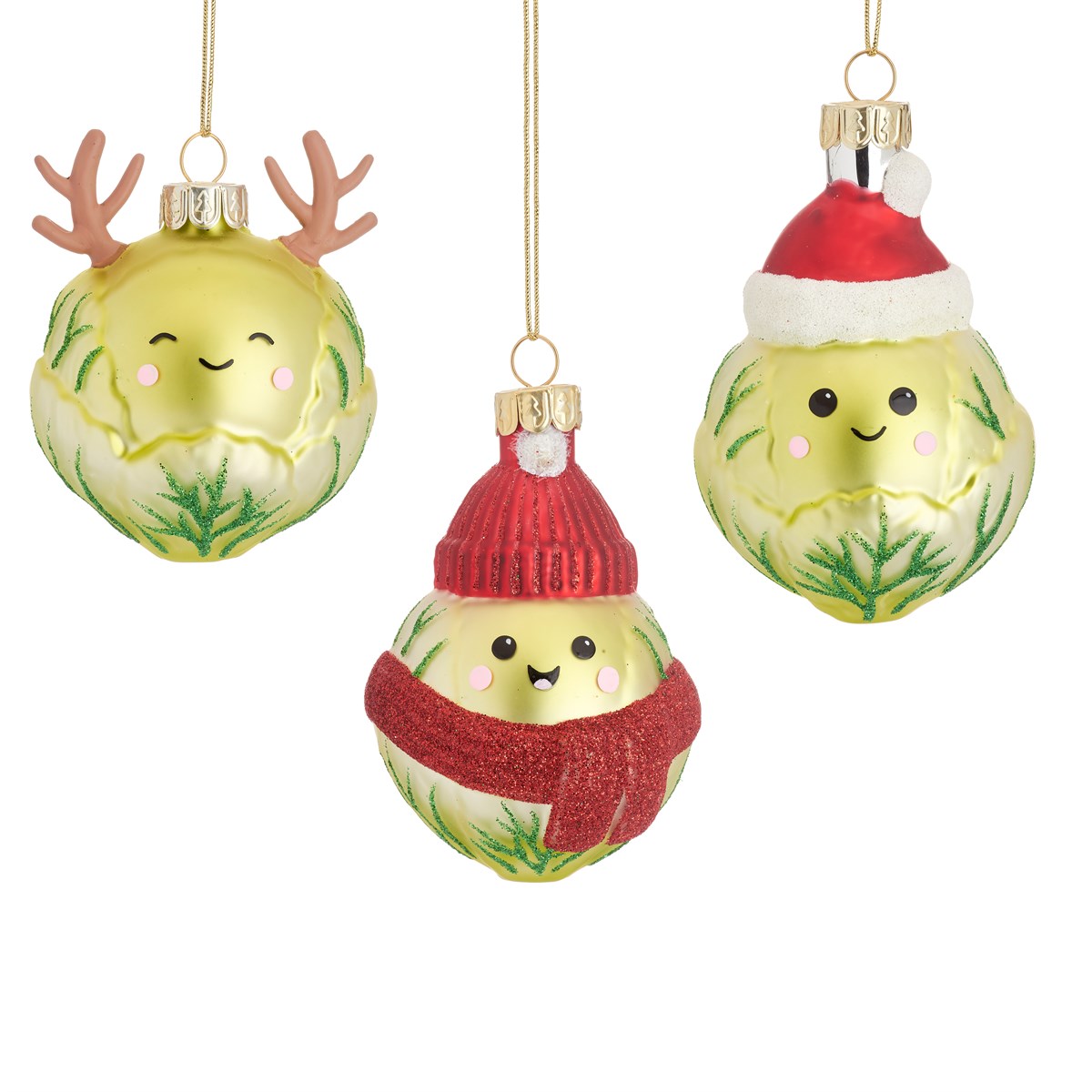 Brussel sprout christmas tree decorations Clearance