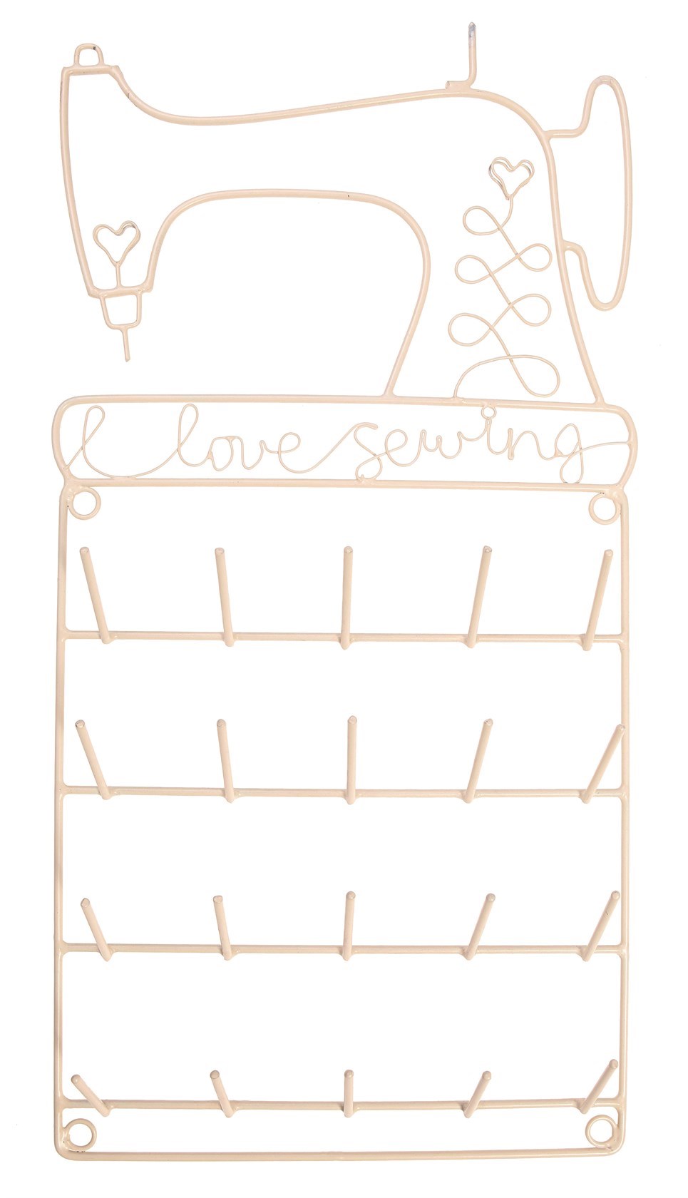 I LOVE SEWING SPOOL HOLDER by Sass /& Belle