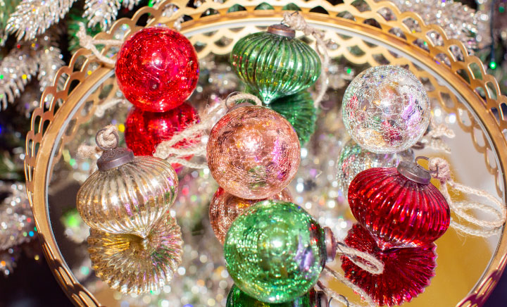 Christmas Glass Decorations