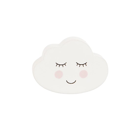 Sweet Dreams Cloud Drawer Knob White
