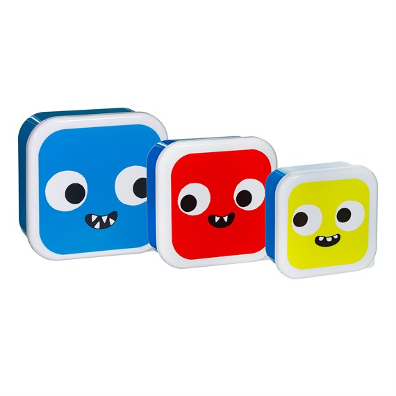 Monster Lunch Boxes - Set of 3