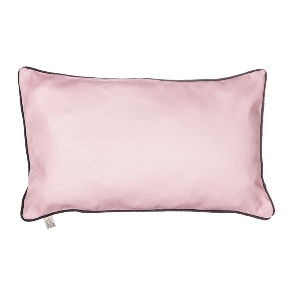 Pink and Black Cushion Cover